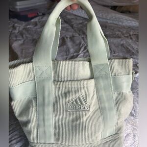 Adidas Light Green Corduroy Tote